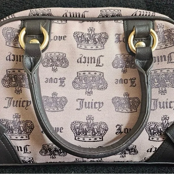 Juicy Couture Pink and Black Women's Bag Vintage - Picture 3 of 6